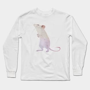 White Mouse Long Sleeve T-Shirt